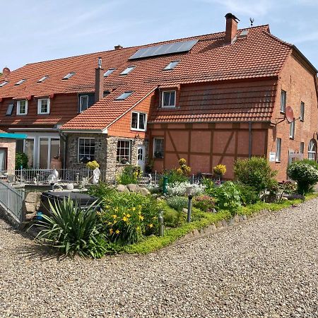 Landhausidyll Ferienwohnung Grundshagen Bagian luar foto