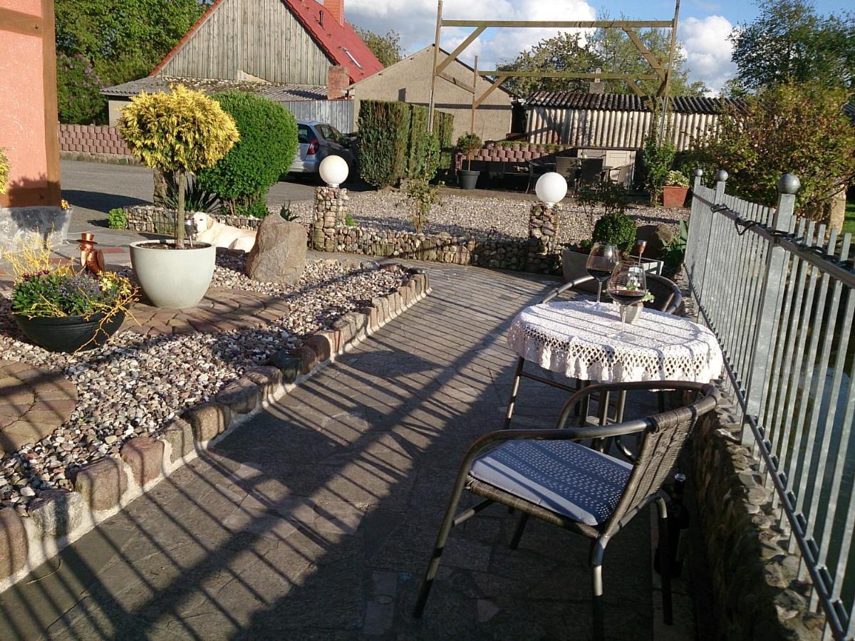 Landhausidyll Ferienwohnung Grundshagen Bagian luar foto